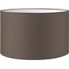 home sweet home collection Home Sweet Home Moderno Paralume Bling | cilindro | 35/35/21cm | Tortora | Paralume in tessuto di cotone | per attacco E27 | testato RoHS | per lampada da terra, lampada da parete