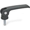Ganter Normelemente Ganter Norm elementi - Eccentrico e con vite, 1 pezzi, nero, GN 927 - 82 M6 - 20 B B