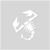 Abarth Stickers Adesivi Prefustellati Scorpione Bianco, 16 cm