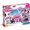 Clementoni- Disney Minnie Supercolor Minnie-30 Pezzi Bambini 3 Anni, Puzzle Cartoni Animati-Made in Italy, Multicolore, M, 20268