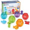 Learning Resources Amici dell'Acquario Peekaboo, Dai 18 Mesi, Giocattolo Educativo Prescolare, Per Contare, Abbinare e Sviluppare la Motricità Fine, Gioco da Bagno con 5 Animali Marini