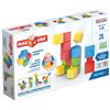 Geomag - Magicube 1+ Full Color - Cubi Magnetici per Bambini - 4 Colori - Confezione da 16 Blocchi - 100% Plastica Riciclata
