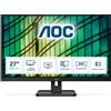 AOC E2 27E2QAE Monitor PC 68.6 cm (27") 1920 x 1080 Pixel Full HD LCD Nero