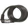 ABUS Serratura a spirale 3506C - spessore 6 mm, serratura combinazione flessibile livello di sicurezza 1 120 cm colore casuale