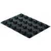 silikomart | SF026 Stampo Microforato in Silicone per Dolci AIRPLUS 15 ROUND, Antiaderente, 24 Monoporzioni, Confezione da 1 Stampo per Dolci e Salatini, 300 x 400 mm, Made in Italy