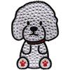 FouFou Dog 92974 Idea Regalo Adesivo con Strass Bichon