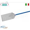 Gi-Metal - Pala forata in alluminio per pinza romana, Linea Azzurra, lunghezza manico cm 120
