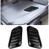 CGEAMDY 2 Pezz Prese D'Aria Decorative Per Auto, Copertura Della Presa Del Flusso D'Aria Per Auto, Copertura Aella Presa Del Flusso D'Aria, Aria Cofano Motore Accessorio Modificato Adatto (Nero)