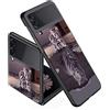CXKJ Custodia per Samsung Galaxy Z Flip 4 (6.70 Pollice),Nero Cover Rigida Case Thin Bumper Anti-Scratch Protettiva Case,per Galaxy Z Flip 4 Cover - A8