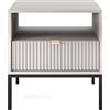 Selsey Comodino VELLORE (grigio)