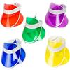 Fayemint 10 Pezzi Poker Visiera Cappello di Plastica, Cappello da Sole con Visiera Trasparente PVC, Visiere Parasole di Alta qualità Cappello, per Golf, Baseball, Tennis