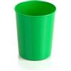 Kimmel Tazza per spazzolini da denti, in plastica, per feste, in plastica, infrangibile, impilabile, riutilizzabile, per campeggio, barbecue, picnic e attività all'aperto, 180 ml, plastica, verde