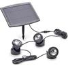 Pontec PondoSolar LED Set 3, Nero
