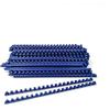 Alevar Dorsi in Plastica a Spirale per Rilegatura, 21 Anelli Diametro 10 mm, Formato A4, Capacità da 41 a 55 Fogli, Colore Blu, Confezione da 100 Pezzi