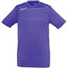 uhlsport Stream 3 Maniche Corte Maglia Uomo, Uomo, Stream 3 Maillot Manches Courtes, Bleu Marine 14/Rouge, XXXS