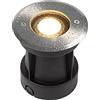 DAWALIGHT Faretto a Pavimento da Esterno Sostituibile 5W GU10 Faretto da Incasso Giardino IP67 Impermeabile Esterno Lampada da Terra per Giardino Sentieri Carrabile, Acciaio inossidabile