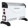 MONZANA Stufa Elettrica a Convettore 2000 W incl. Timer 24 h 3 Livelli di Riscaldamento Termostato Radiatore Elettrico