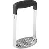 Lacor - 62897 - Frantoio per patate cotto, Pressa per patate, Utensili da cucina, Massima durata, Robusto, Manico ergonomico, Lavabile in lavastoviglie, Acciaio inossidabile 18/10, Nero