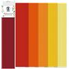 Ursus 57510003 - Strisce per quilling, 360 pezzi, larghezza 5 mm, tonalità rosso/arancione, strisce di carta in 6 diversi colori