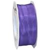 Präsent - Nastro in taffetà Lione con filo viola 40 mm di larghezza, 25 m di lunghezza