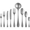 Mepra Set di Posate Vintage, 75 Pezzi, Peltro, Made in Italy, Lavastoviglie, Servizio da Tavola, Stile Classico Elegante
