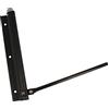 Amig - Bullone Molla in Alluminio con Braccio in Acciaio Inox Mod. 200-190 x 180 mm - Regolare la potenza di chiusura delle porte leggere - Massimo 40 kg - Finitura nera opaca