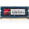 Kuesuny 8GB DDR3L / DDR3 1600MHz Sodimm Ram PC3L / PC3-12800S PC3L/PC3-12800 1.35V / 1.5V CL11 204 Pin 2RX8 Dual Rank Non-ECC Unbuffered Ram di memoria Ideale per l'aggiornamento di notebook laptop