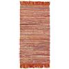 andiamo Luxor Living Tappeto Frida Cotone fibra naturale tessuto a mano Tappeto tessuto a mano Arancione, 60 x 120 cm