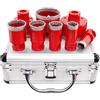 SHDIATOOL punte diamantate 20/25/30/35/40/50/60/68MM con set di valigette sega a tazza diamantata da 8 pezzi per piastrelle, granito gres porcellanato M14-taper