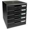 Exacompta 301414D Cassettiere, Nero, 35 x 28.8 x 32