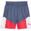 PUMA Pantaloncini Individualcup, Maglia Uomo, Bianco-Inchiostro Blu, L