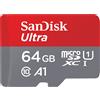 SANDISK SCHEDA DI MEMORIA SANDISK Ultra A1 64GB + adatt