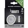 Kit 3 guarnizioni 1 piastrina 1 tazza originale moka Bialetti 0800031,  offerta vendita online