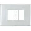 BEGHELLI SPA Placca Ipersenso 3 Frutti. Placca Intelligente - BEG 81230