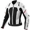 Rev'it Giacca Moto In Vera Pelle Rev'it Lady Galactic Bianco/Nero