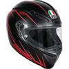 Agv Casco Moto Integrale Agv Veloce S Multi Predatore Nero Rosso