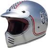 Premier Casco Moto integrale Premier Style anni 70 MX FL Chrome