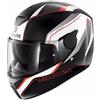 Shark Casco Moto Integrale Shark D-SKWAL Rakken Nero Bianco Rosso