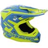 Fm racing Casco Moto Cross Enduro in Fibra O'Show Fm Racing C4+ Blu Gi