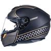 MT Helmets Casco moto Integrale MT Helmets Rapide Revival A1 Nero Opaco