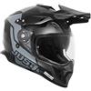 Just1 Casco Moto Cross Enduro Just1 J34 Pro TOUR Titanio Nero Opac