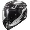 Ls2 Casco Moto In Fibra HPFC LS2 FF327 CHALLENGER GP Nero Bianco