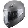 Ixs Casco Moto Modulare Doppia Visiera Ixs 300 1.0 Titanio Opaco