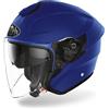 Airoh Casco Moto Jet In HPC Doppia Visiera Airoh H.20 Color Blu Op