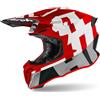 Airoh Casco Moto Cross Enduro Airoh TWIST 2.0 Frame Rosso Opaco