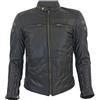 Prexport Giacca Moto Tecnica in Vera Pelle Morbidissima PXT Stripes B