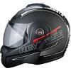 Bhr Casco Moto Flip-Up BHR 807 REVERSE COOL Nero