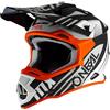 Oneal Casco moto Cross Enduro O'neal 2 Series Spyde 2.0 Bianco Ner