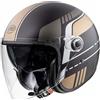 Premier Casco Moto Jet Vintage In Fibra Premier Vangarde BL19 BM Ner