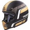 Premier Casco Moto Integrale Vintage Premier MX BL19 BM Nero Oro Opa